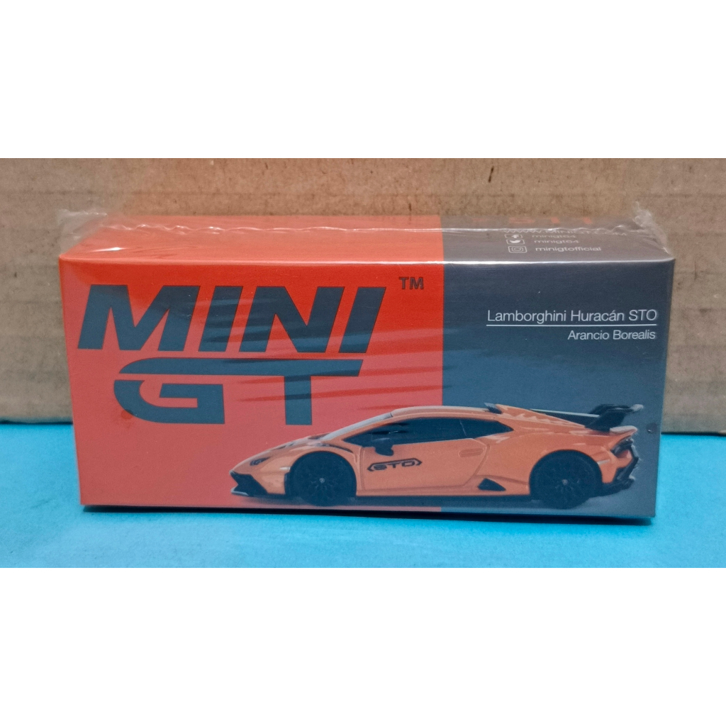 Mini GT 511 Lamborghini Huracan STO Arancio Borealis (Sealed)