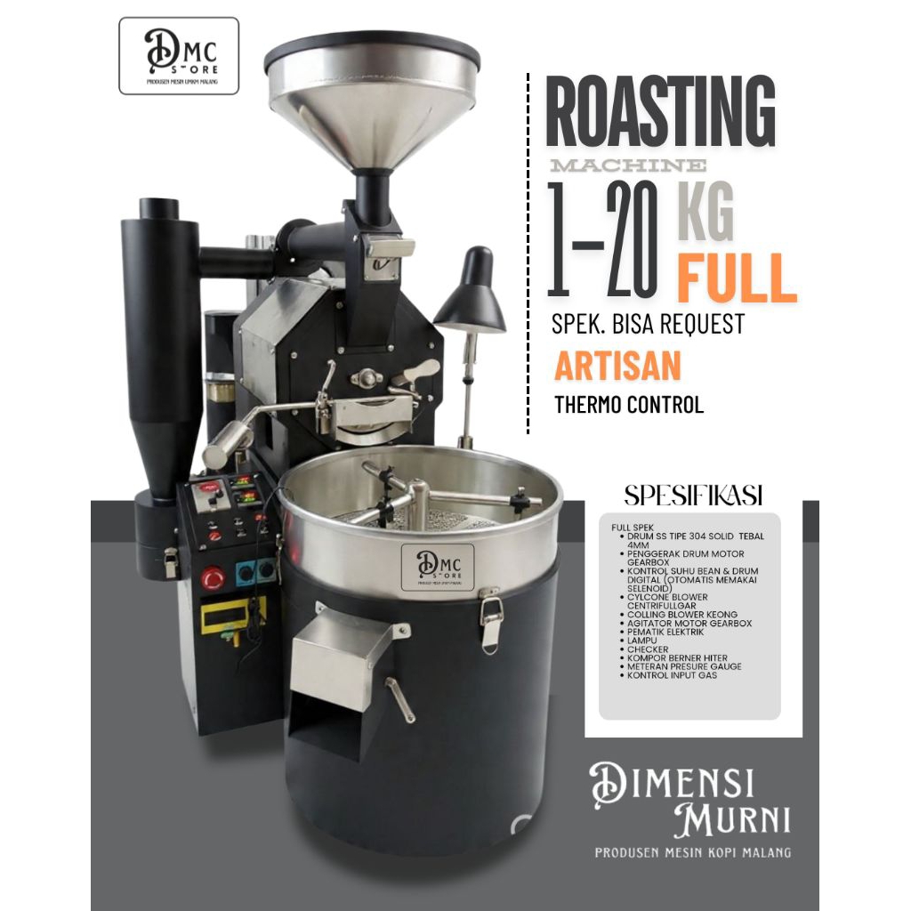 MESIN ROASTING KOPI KAP 1-3 KG