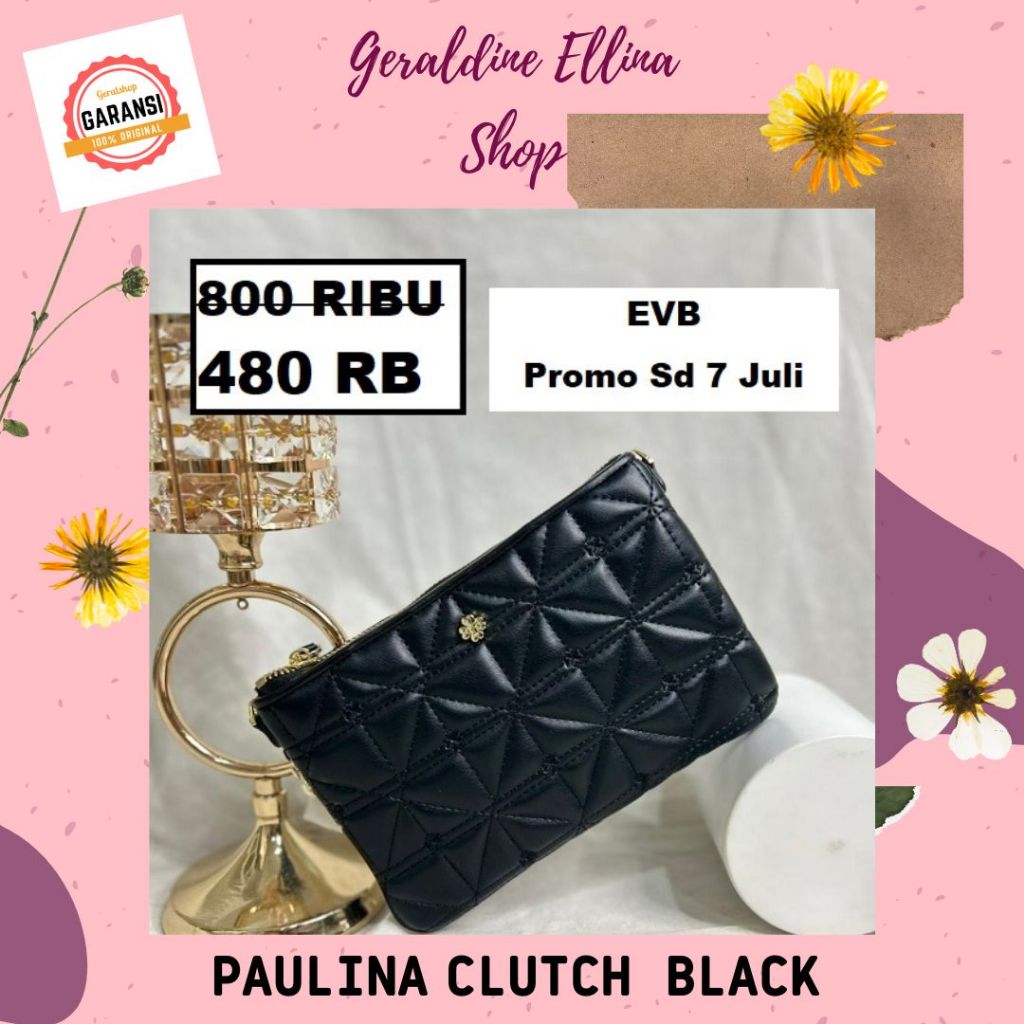 Tas selempang EVB wanita sale shoulder bag seri PAULINA