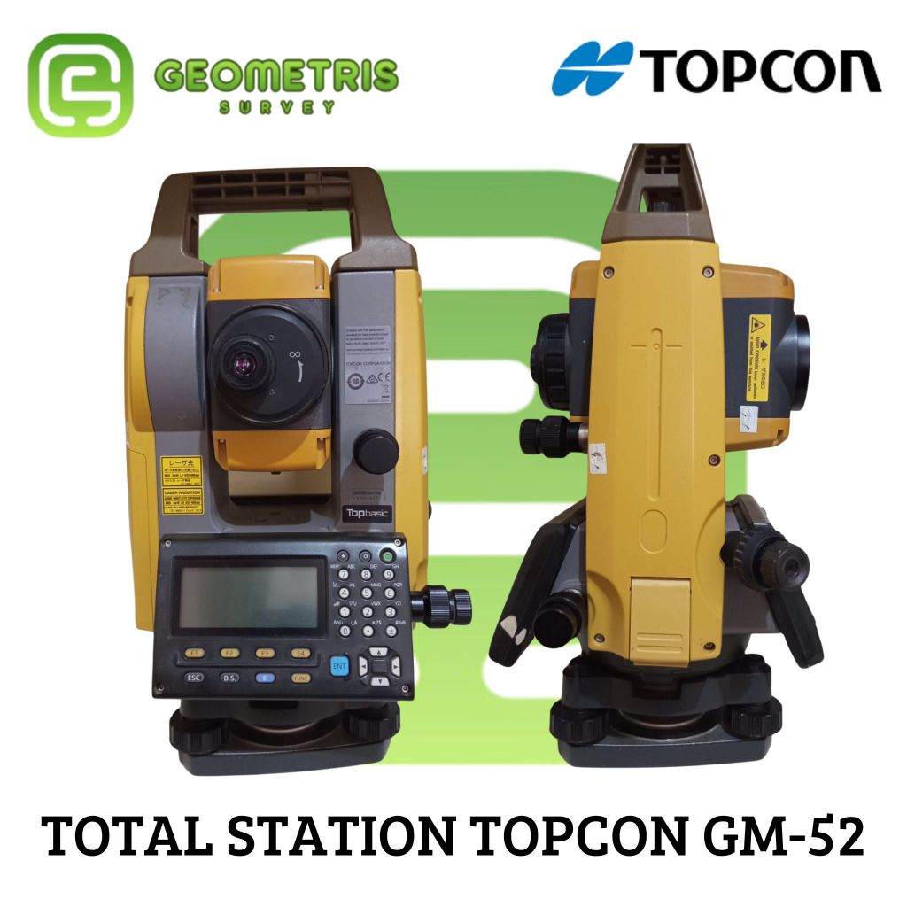 Total Station Topcon GM-52 Bekas / Topcon GM 52 / Topcon GM52
