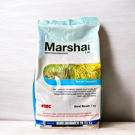 Insektisida MARSHAL 5GR 1 Kg - Nematisida Marshal 5 Gr Kemasan 1 Kg