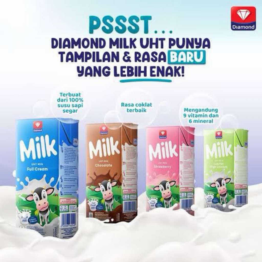 SUSU DIAMOND UHT 200 ML