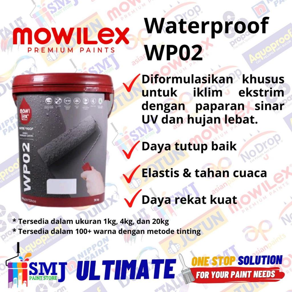 Cat Pelapis Anti Bocor MOWILEX Waterproof 1kg