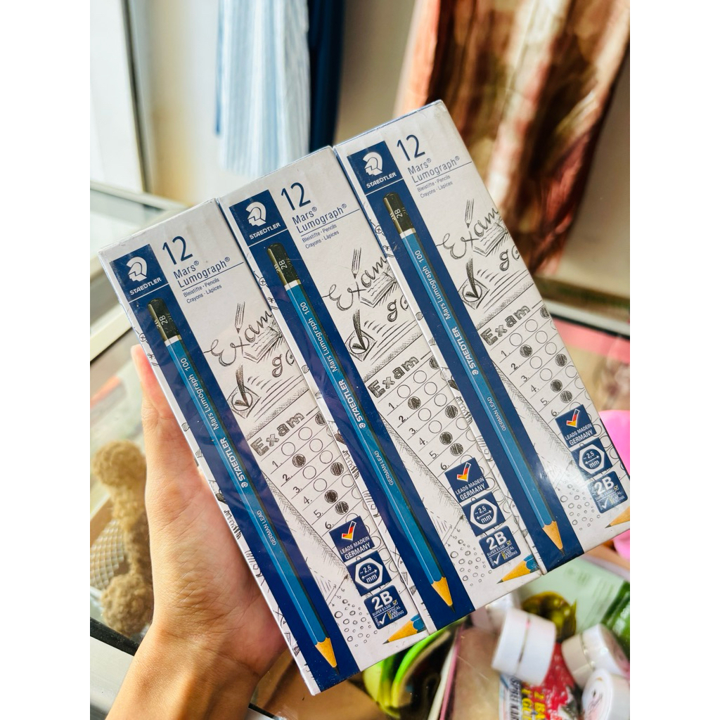 PENSIL 2B STAEDLER 1 pak isi 12 bj
