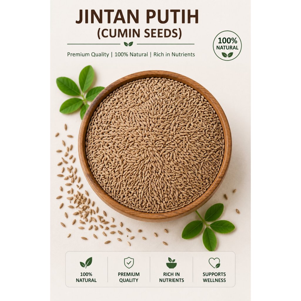 JIntan Putih/Cumin Premium 1 kg