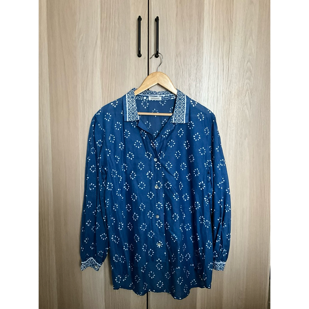 PRELOVED BATIK TULIS WIDAYATI BLUE