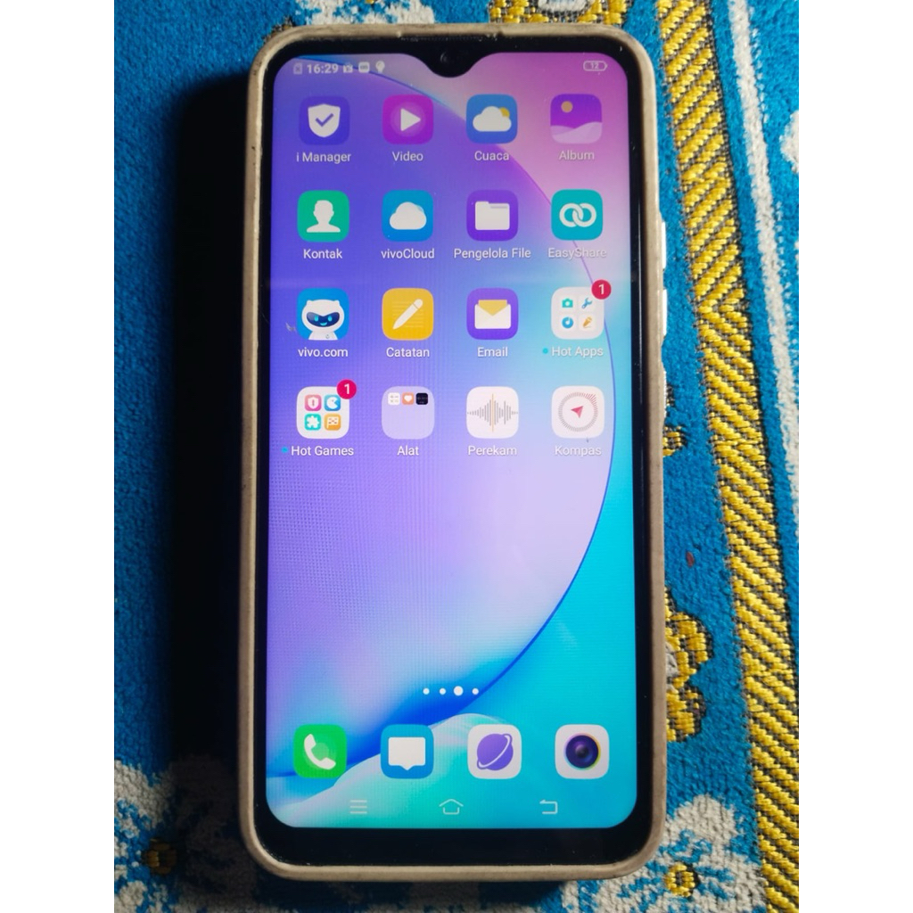 Vivo Y17 ram 4/128 kondisi normal siap pake mulus no minus handphone second berkualitas