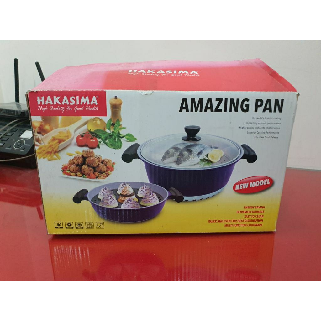 HAKASIMA Amazing Pan Set Multifungsi Original + Box