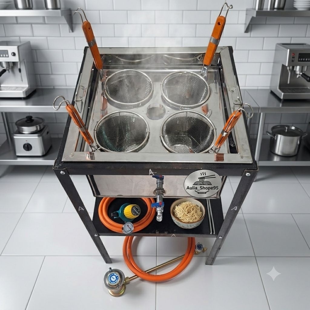 dandang mie ayam 4 lubang / dandang mie ayam 35cm / dandang mie ayam bakso
