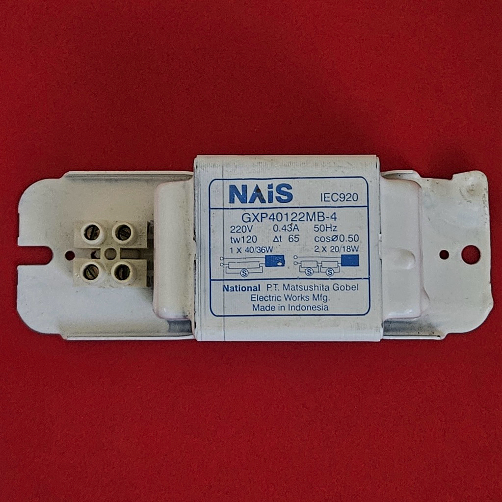 Ballast Trafo 40 Watt Nais GXP40122MB-4