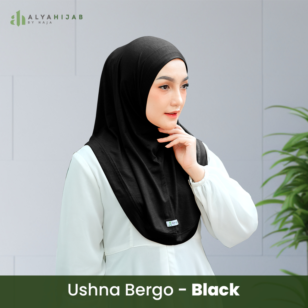 Ushna Bergo Eco spandex Alyahijab by Naja - Hijab Sport- Bergo Alyahijab