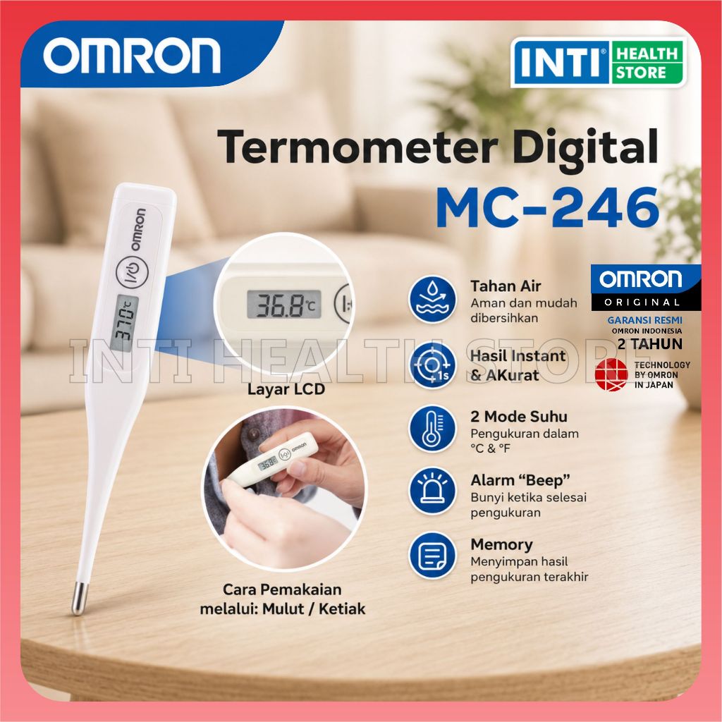 Omron | Termometer Digital MC-246 | Termometer Omron | Thermometer