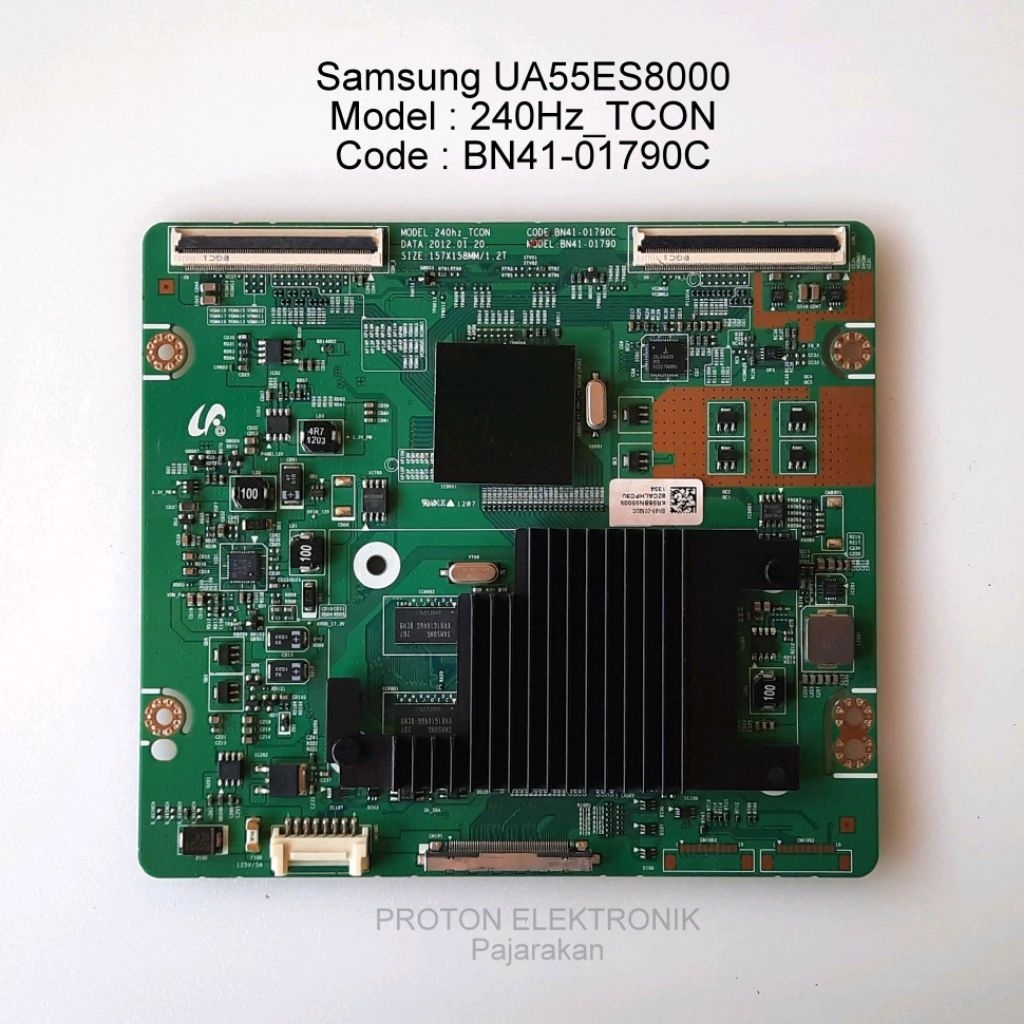 Tikon layar TV Smart Samsung UA 55ES8000 UA55ES8000M UA55ES8000 UA55ES8000MXXD Tcon Display BN41-017