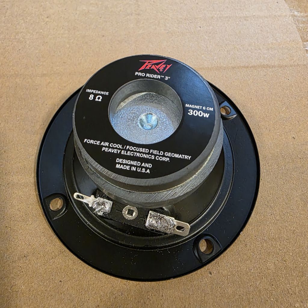 TWEETER SPEAKER KARAOKE PEAVEY PRO RIDER 3 INCH 300 WATT UK MAGNET 6 CM TWEETER SUPER HIGHT