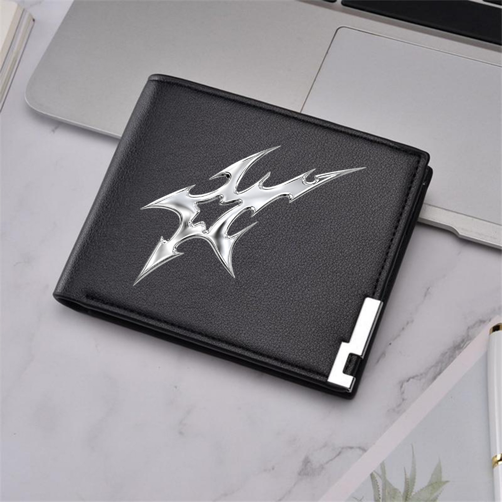 Goodness - Dompet Gambar Element Silver Y2K Dompet wallet import Leather Pu Dompet Lipat Pria - EY3
