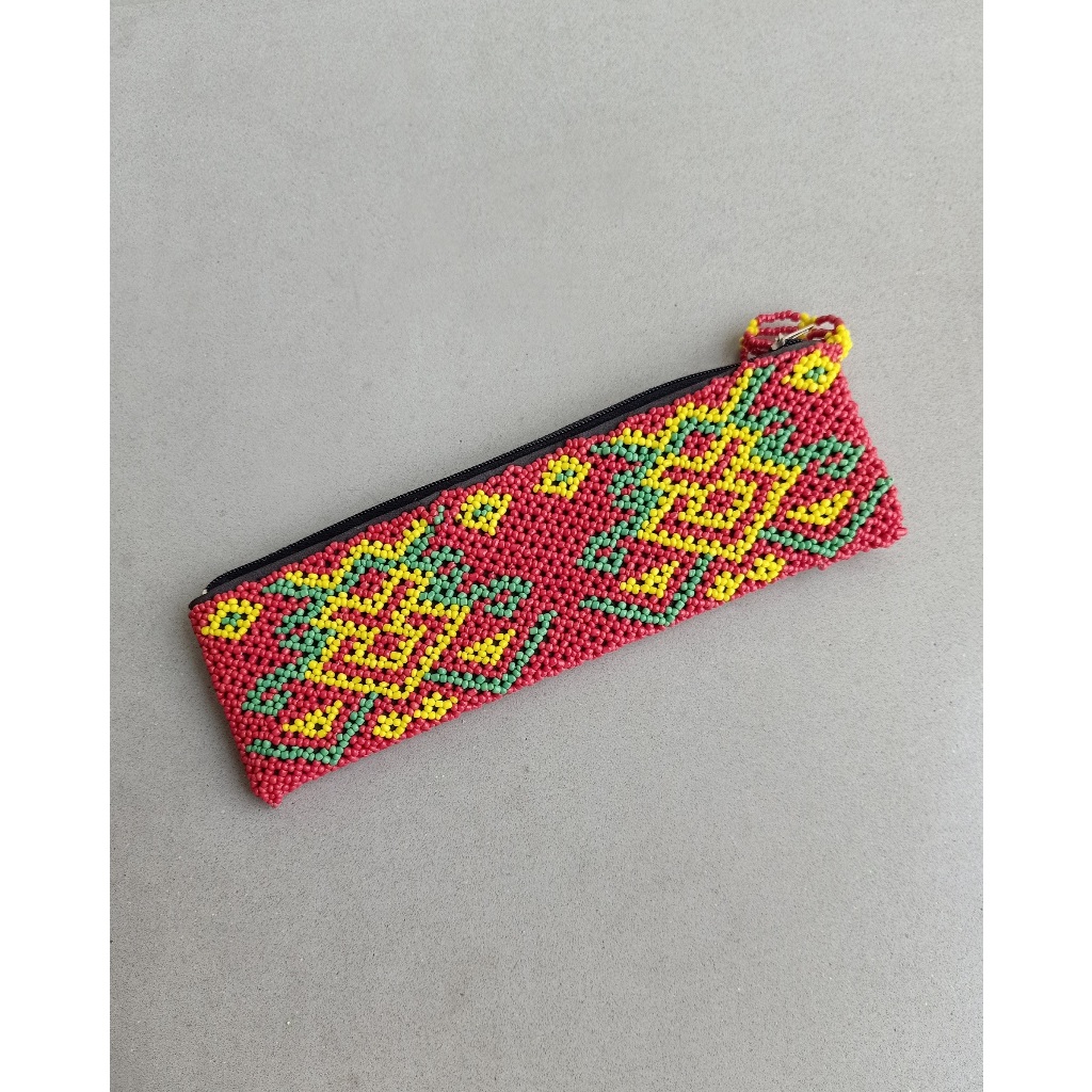 preloved beads case pouch / tempat pensil mote / tempat make up