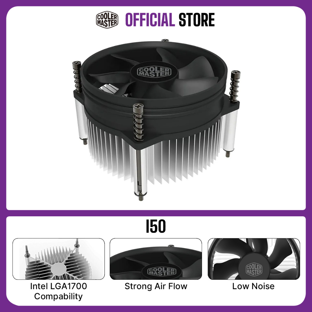 Cooler Master I50 for LGA 1700 CPU Air Cooler