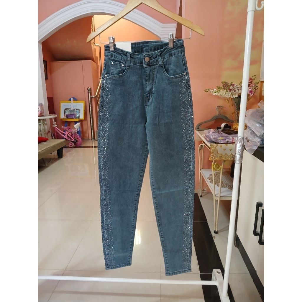 Celana Jeans Blink Blink High Waist