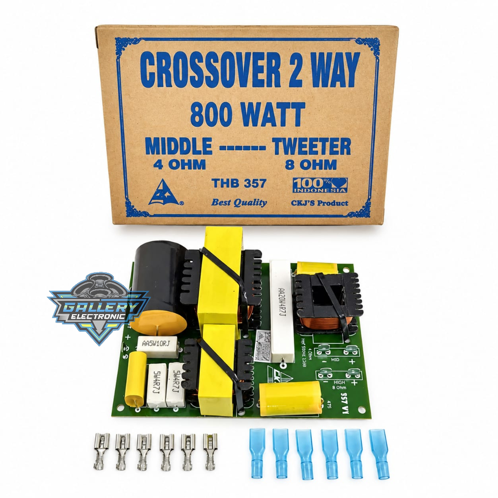 Crossover 2 WAY Middle + High 800W /  Cross Over + Twiter 2WAY CKJ THB 357
