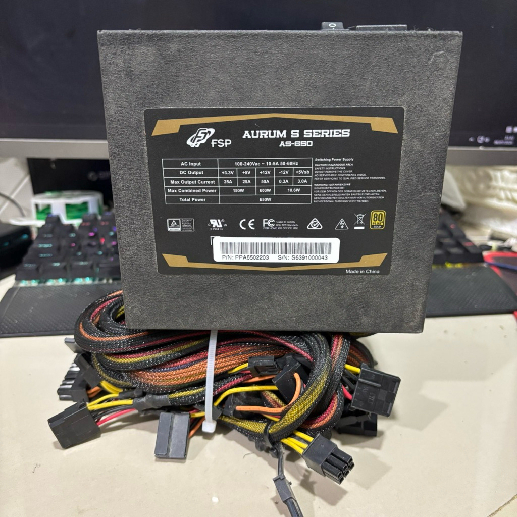 PSU GAMING FSP AURUM 650W 80+ GOLD