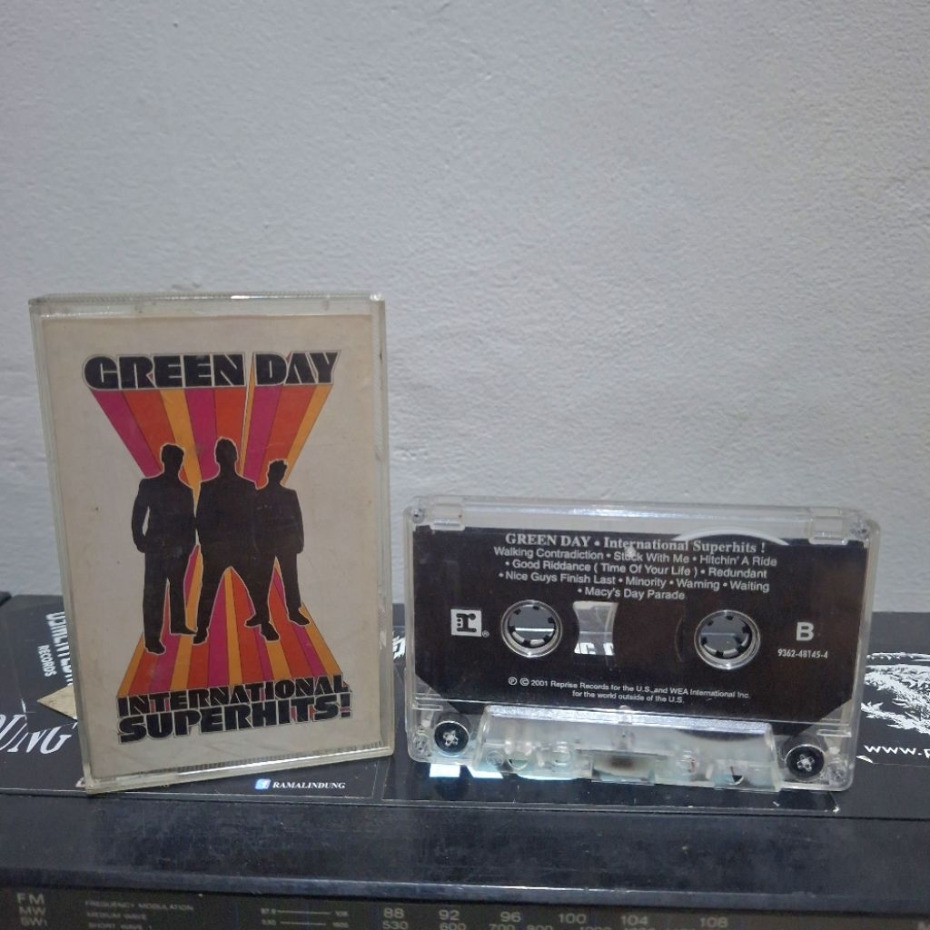 Kaset Pita Greenday - International Superhits