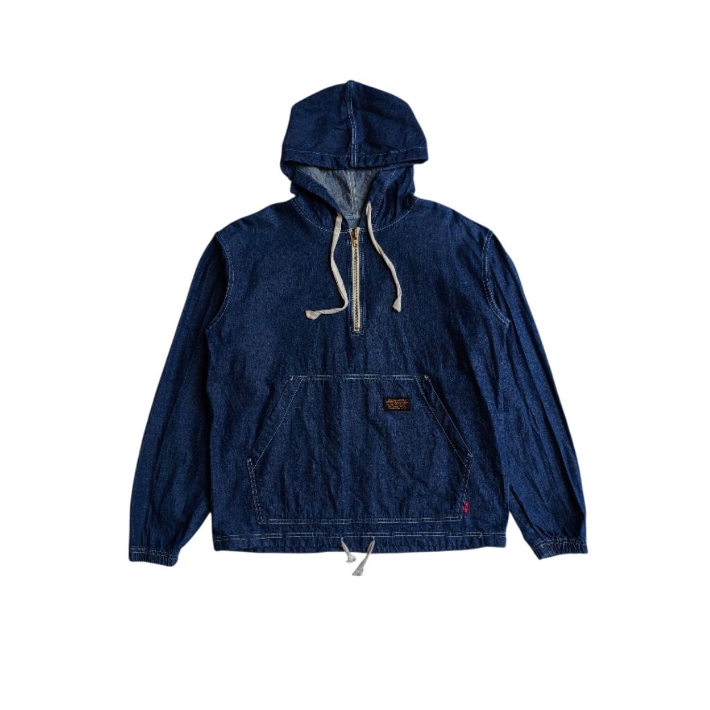 Small birds anorak denim jacket