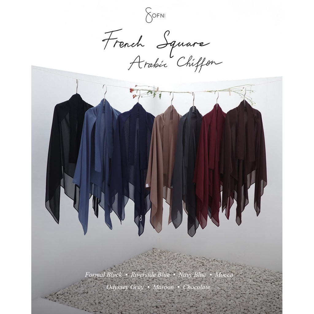 French Square Khimar by Sofni