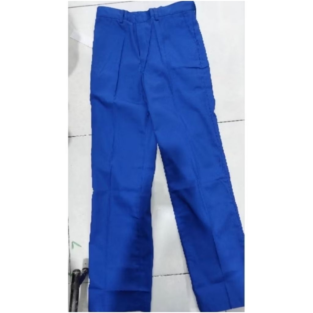 Celana Biru Benhur Tanpa Karet