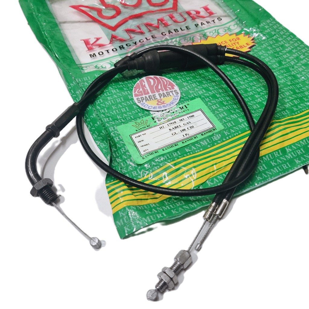 Tali Kabel Gas GL100 K GL125 GL PRO MAX  TPFC Throttle Cable Honda GLK Series