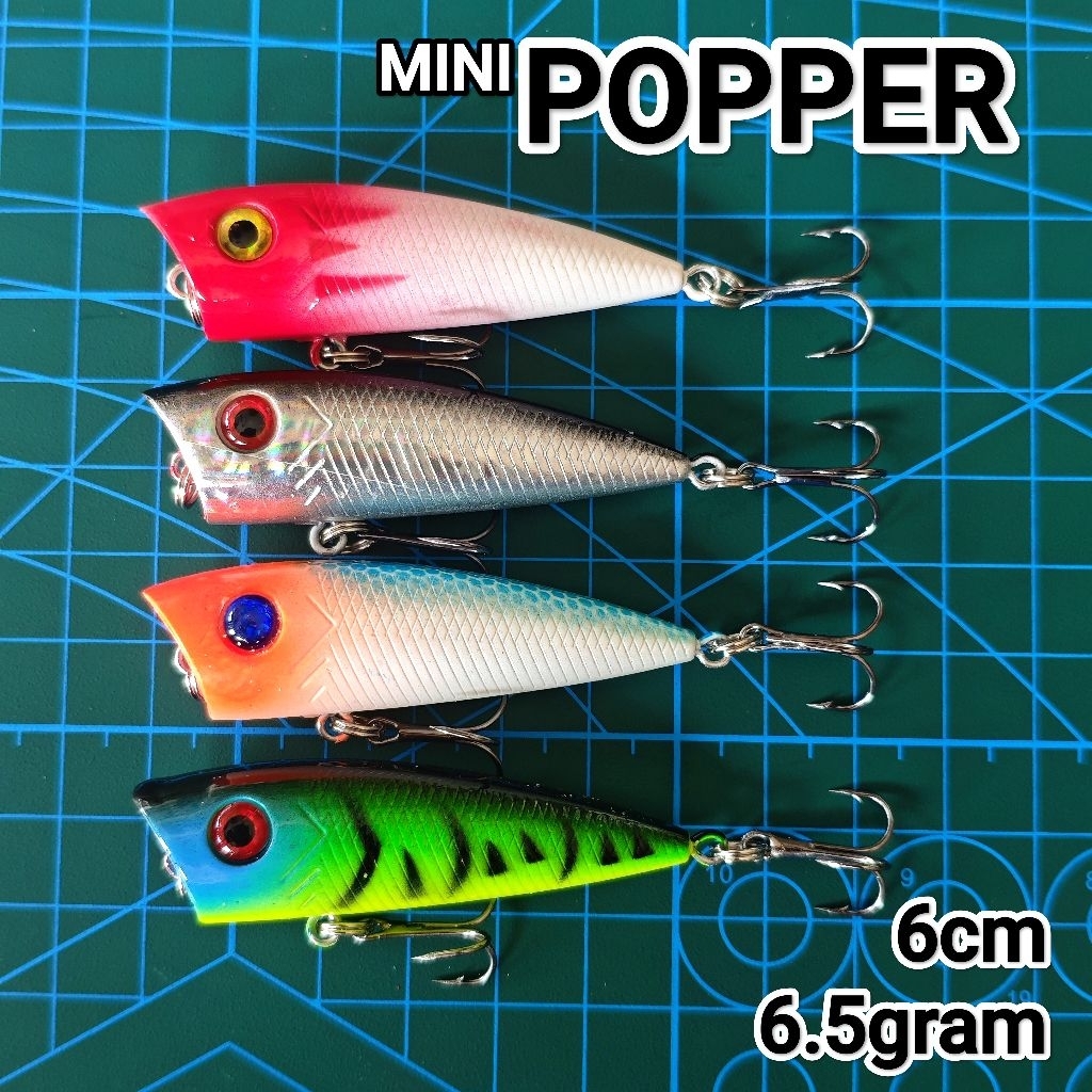 MINI POPPER umpan casting hampala kakap