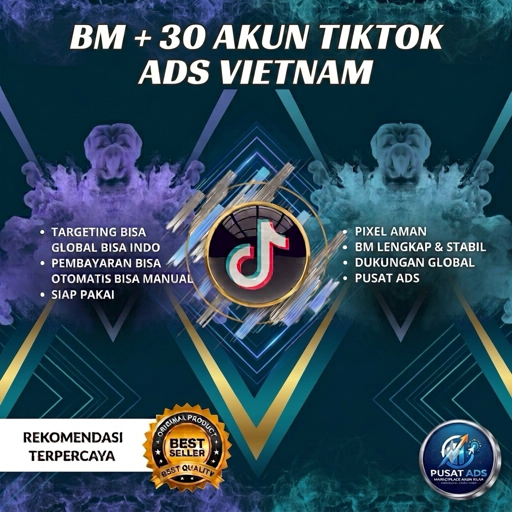 BM + 30 AKUN TT ADS VIETNAM VERIFIED (KUAT)