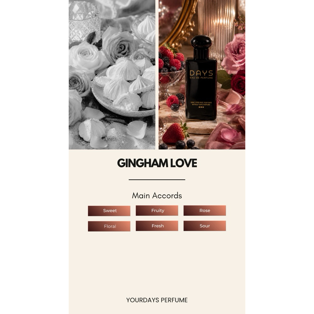 Days Parfum (inspired by) - Gingham Love