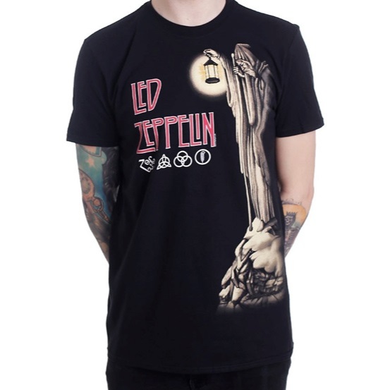 LED ZEPPELIN HERMIT TAG OFFICIAL SIZE XL T SHIRT