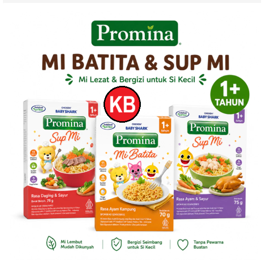 [07.07.26] KBS Promina Sup Mi (Ayam Sayur 81g & Daging Sayur 84g) | Mi Batita Ayam Kampung 75g | Pas
