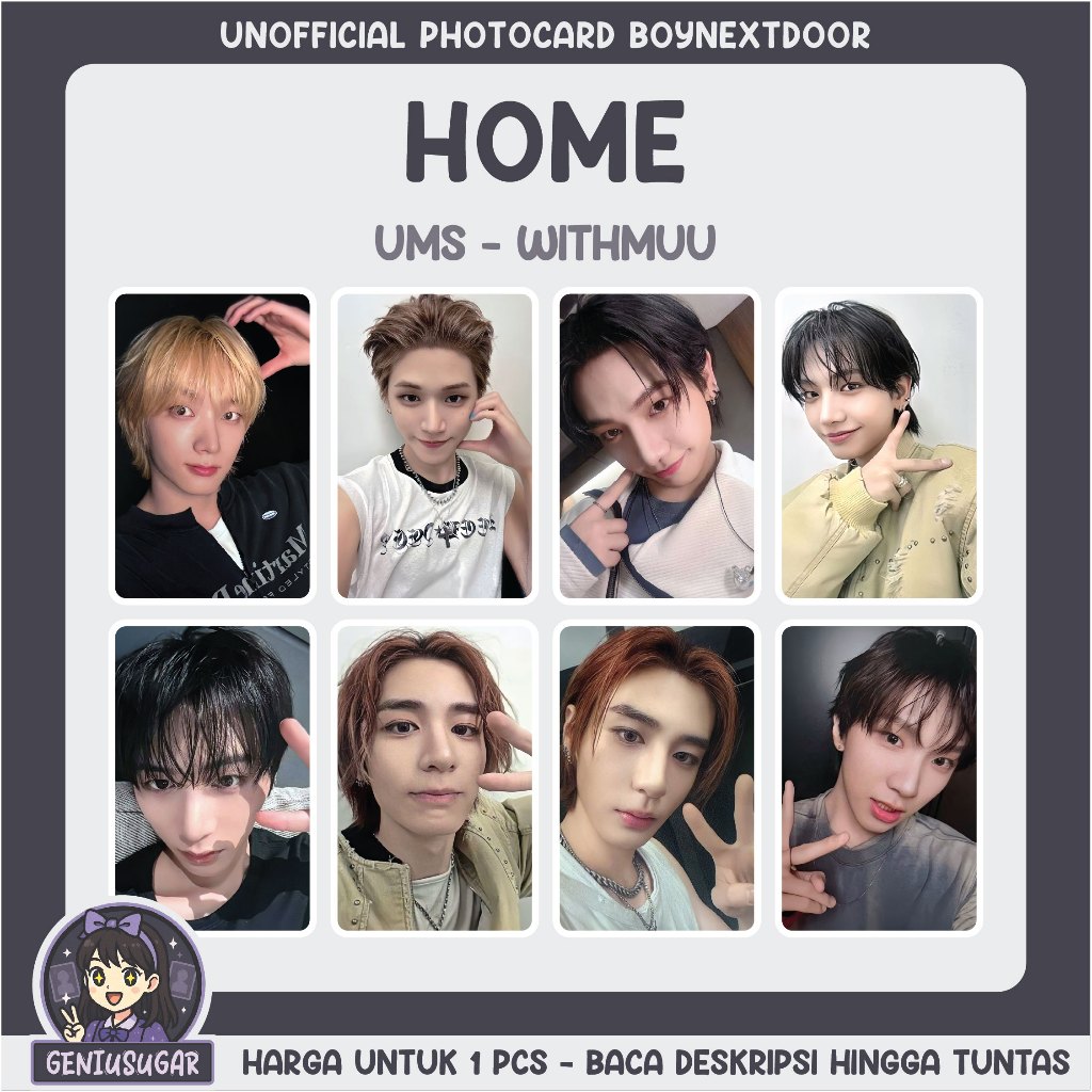 [BOYNEXTDOOR] HOME [3] UNOFFICIAL PHOTOCARD