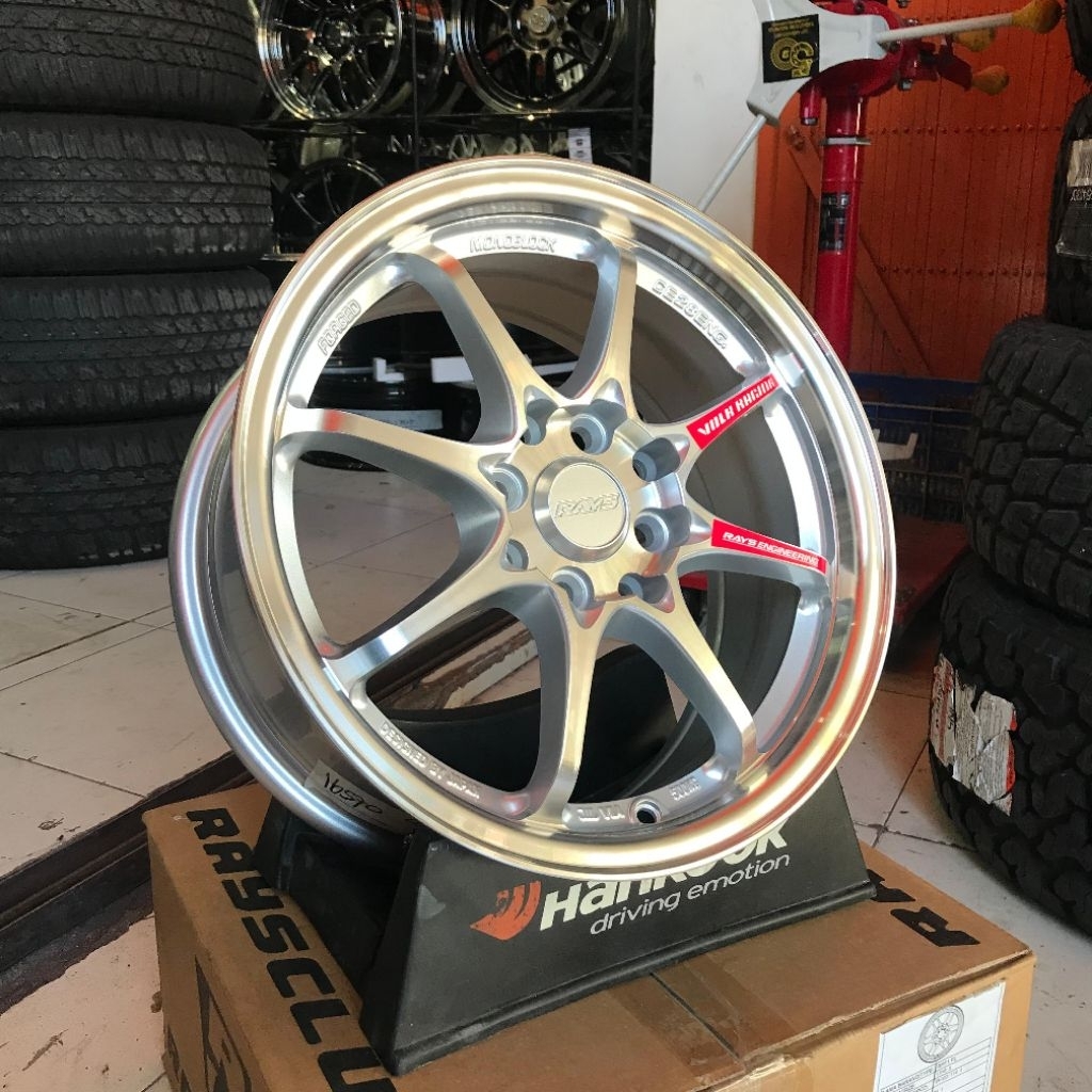 Velg jf luxury ce28 ring 15 lebar 6,5 et 40 double pcd 4x100 4x1143 silver