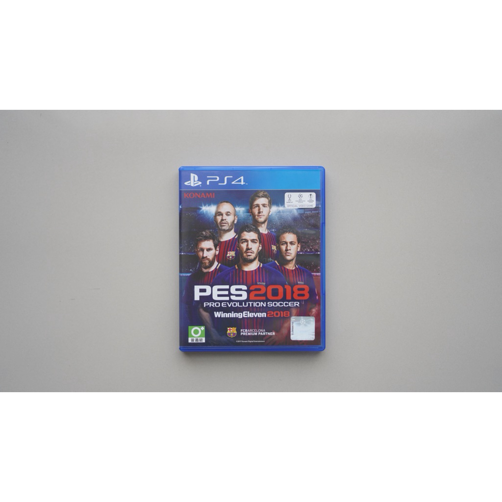 BD PS4 PES 2018 REG3 (Asia)