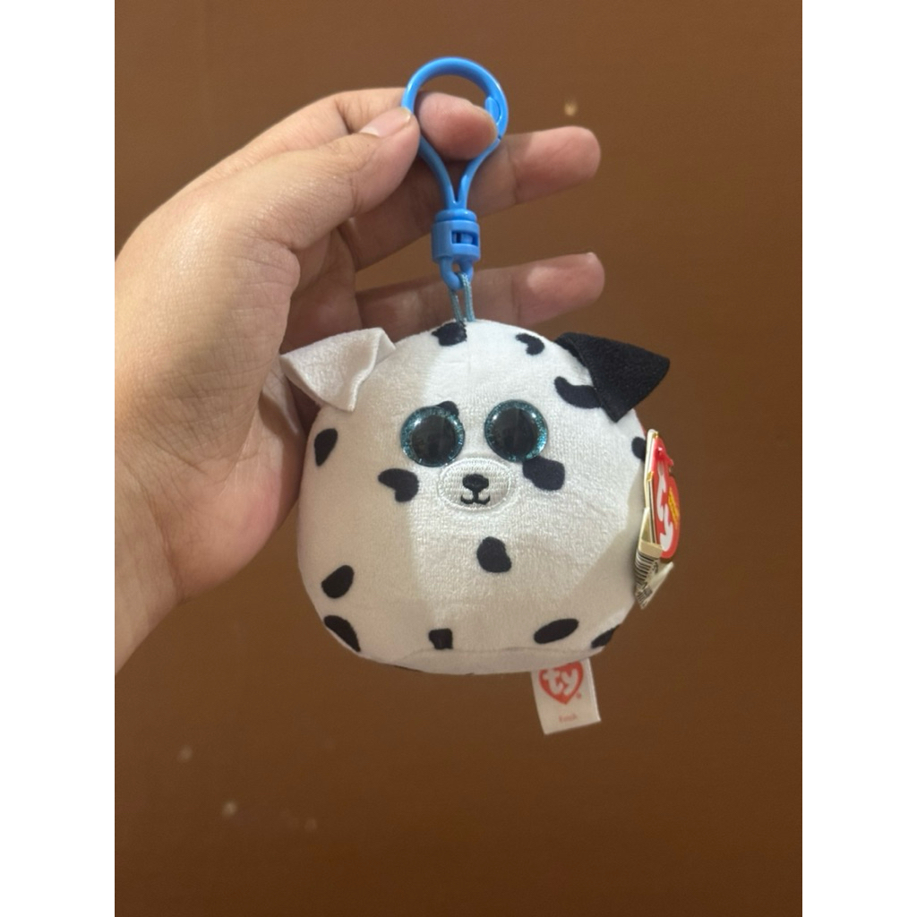 Boneka Gantungan Kunci Karakter Fetch TY size 10x9cm Original / Boneka Gantungan Kunci TY Original /