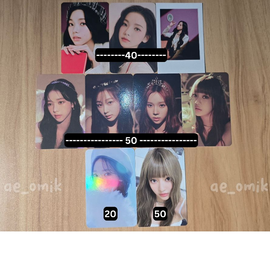 Photocard KARINA GISELLE WINTER NINGNING SEASON GREETINGS SG 2022 2023 SG22 SG23