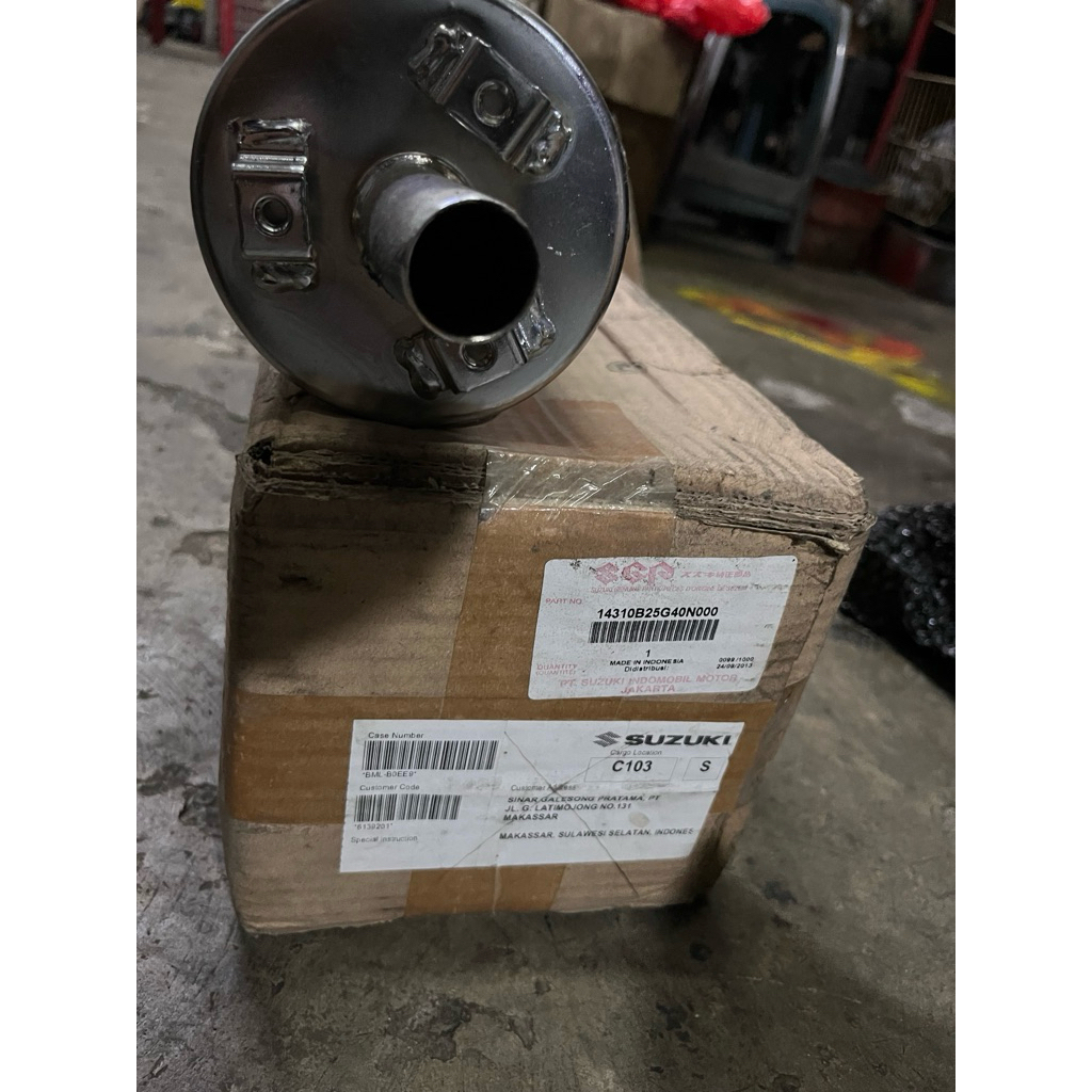 silincer knalpot satria fu old satria fu barong original sgp