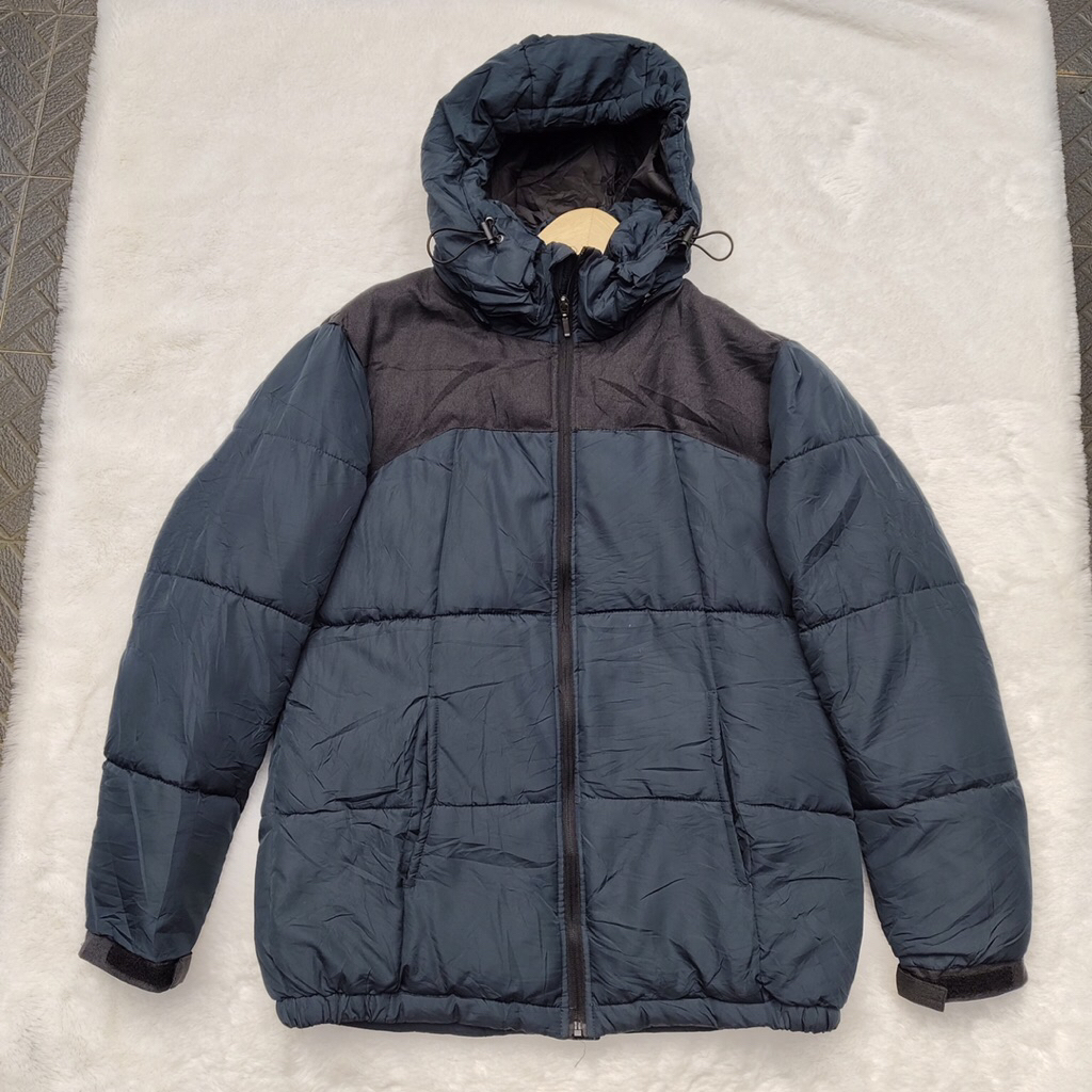 Jacket Puffer Blue Standard Jacket Bulang Bulu Angsa