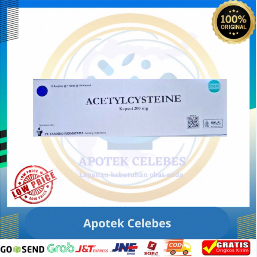 Acetylcysteine 200mg box yarindo