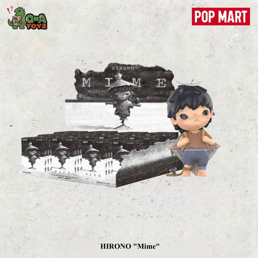 [READY STOK] Hirono Mime Series Patience Destroy Devilry Poem Unspoken Figure Pop Mart