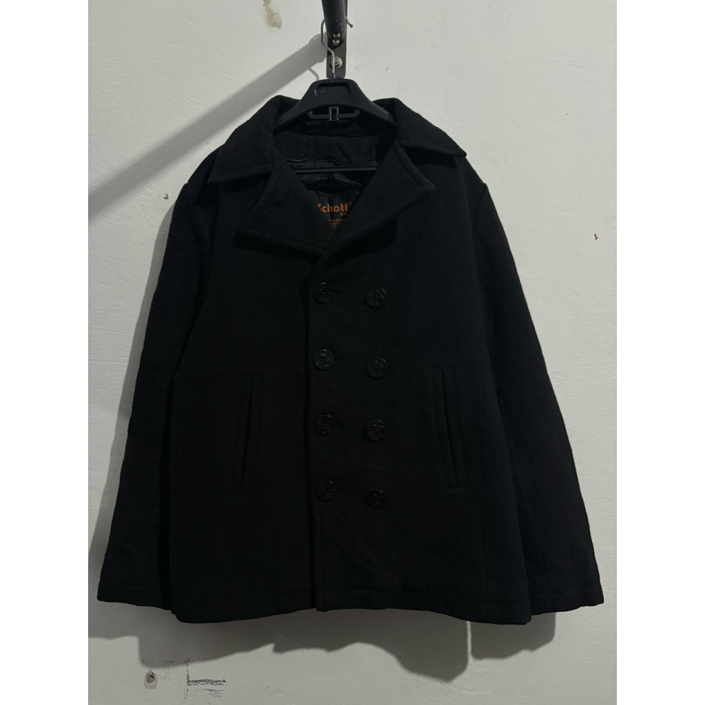 schott nyc double breast Wool jacket