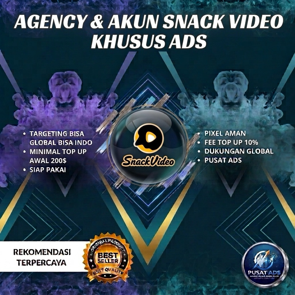 AGENCY/AKUN SNACK VIDEO/KWAII UNTUK ADS