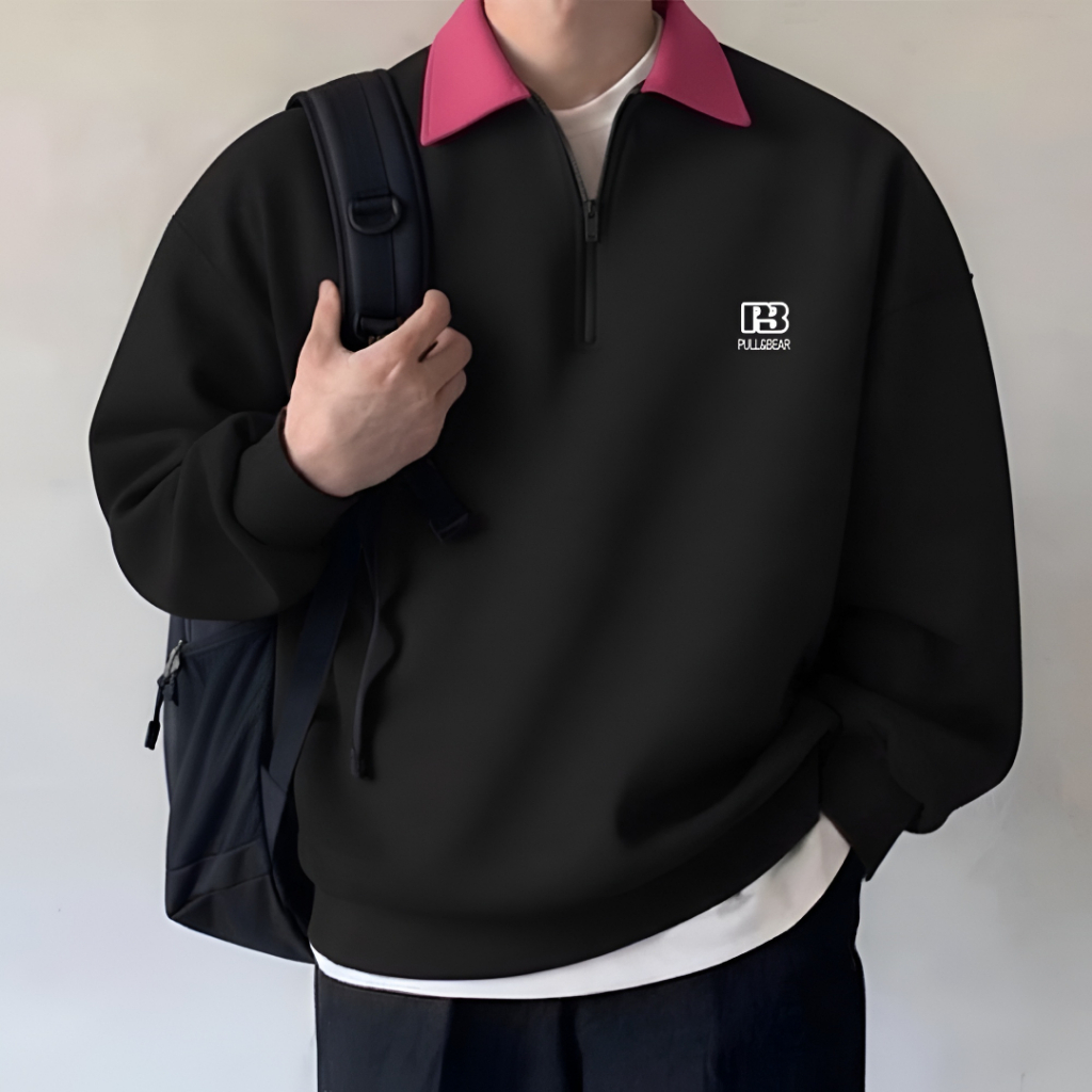 Sweater Half Zip Fleece Premium Sweater Half Zip Allsize