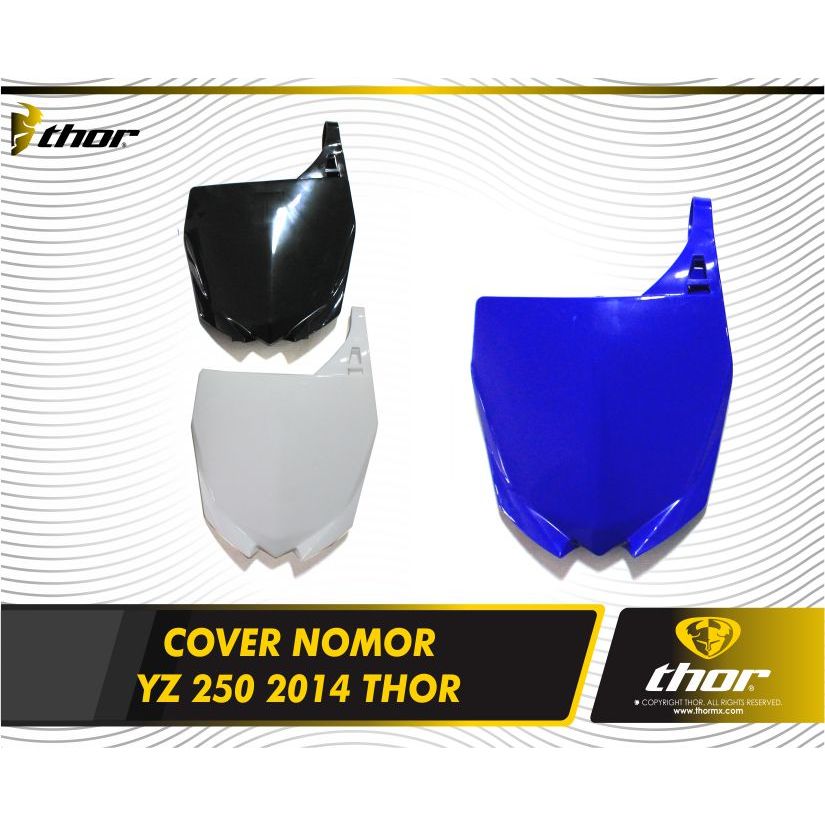 YAMAHA YZ 250 450F 2012 / 250 450F 2014-PAPAN NOMOR