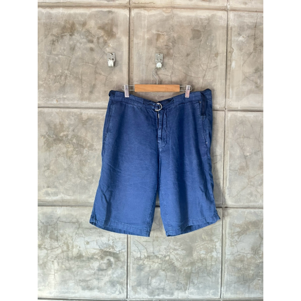 Zara man denim shorts pants SECOND