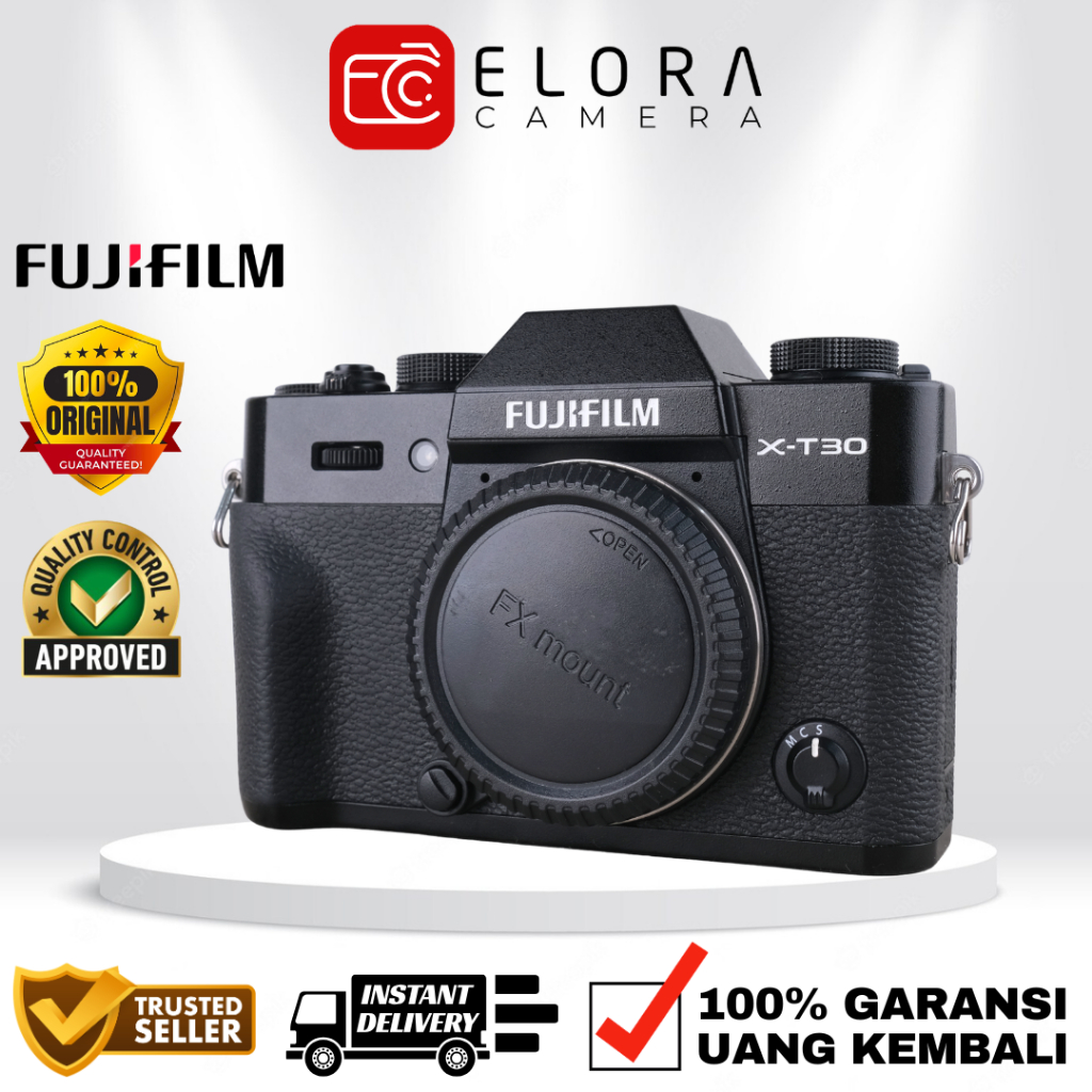 Fujifilm X-T30 Body Only / Kamera Mirrorless Fujifilm XT30 Body Only / Fujifilm X T30 XT-30 BO