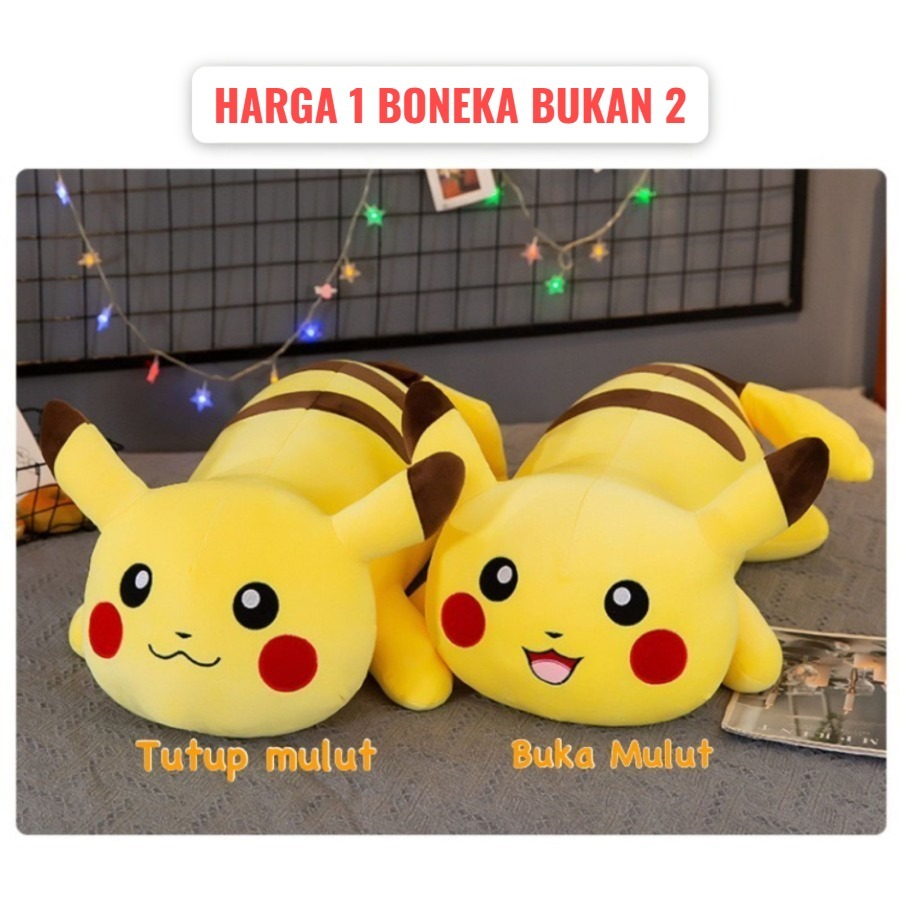 Boneka Pikachu 65cm Guling Pikachu 65cm Boneka Pokemon Guling Pokemon Birthday Gift